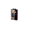 Petit robe aspect cuit Sexy noir avec dentelle 